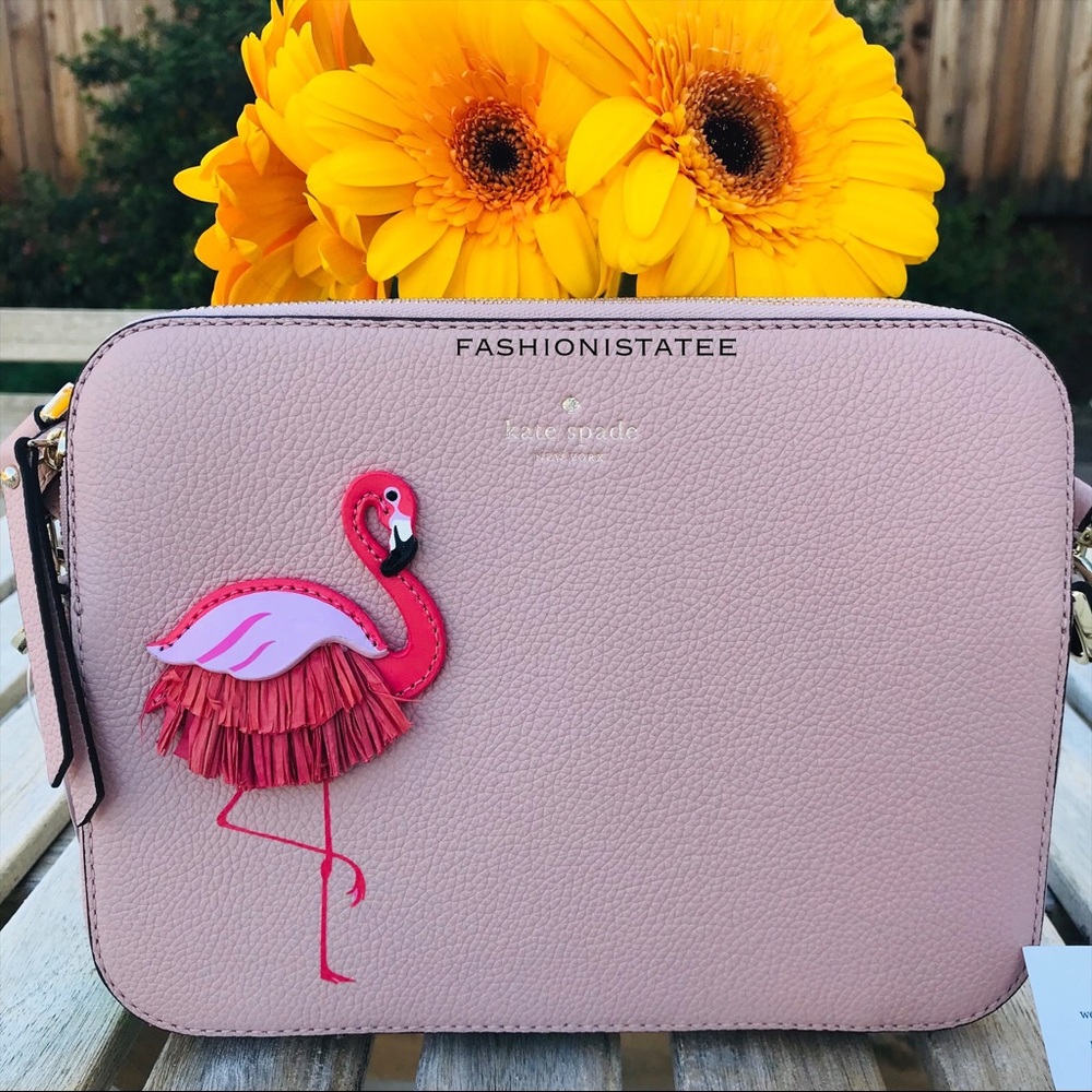 Kate spade camera by the pool flamingo crossbody - Picture 1 of 8